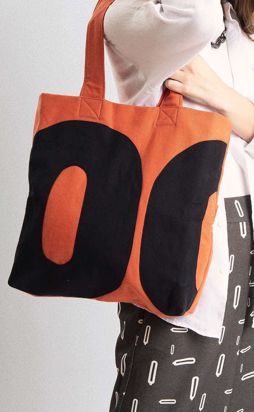 Bolsa Quase Poesia, tote, terracota – foto 2