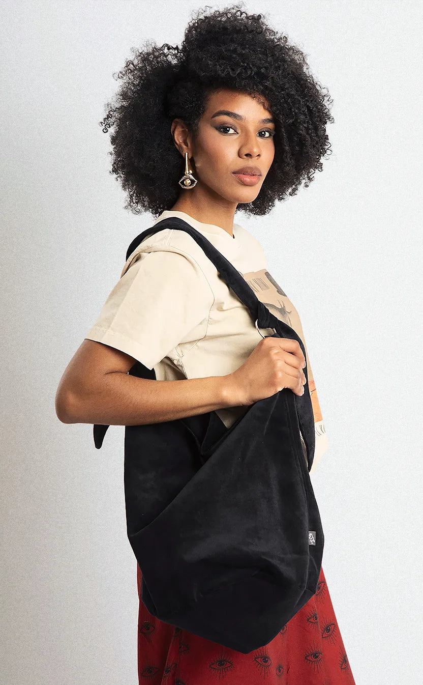 Bolsa Black Velvet, bucket – foto 2