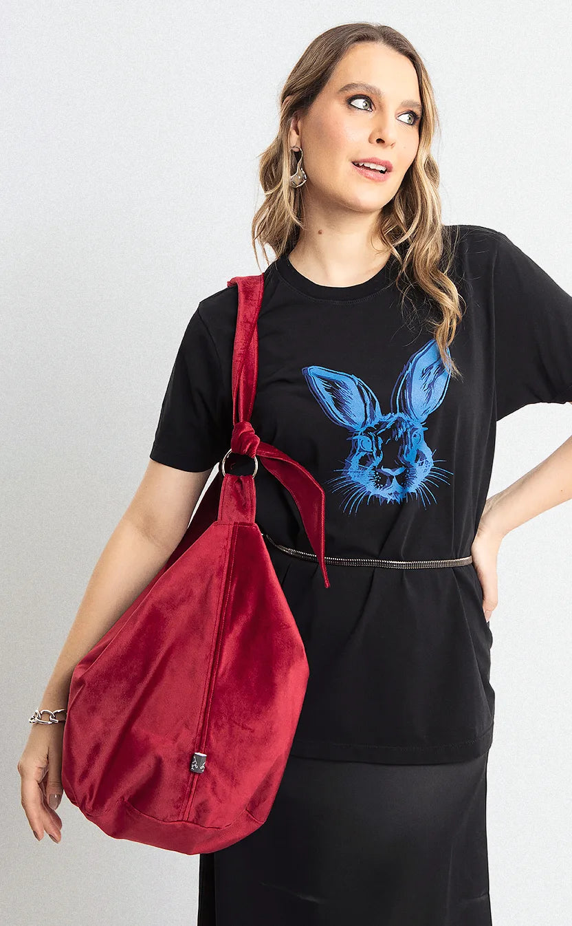 Bolsa Red Velvet, bucket – foto 1