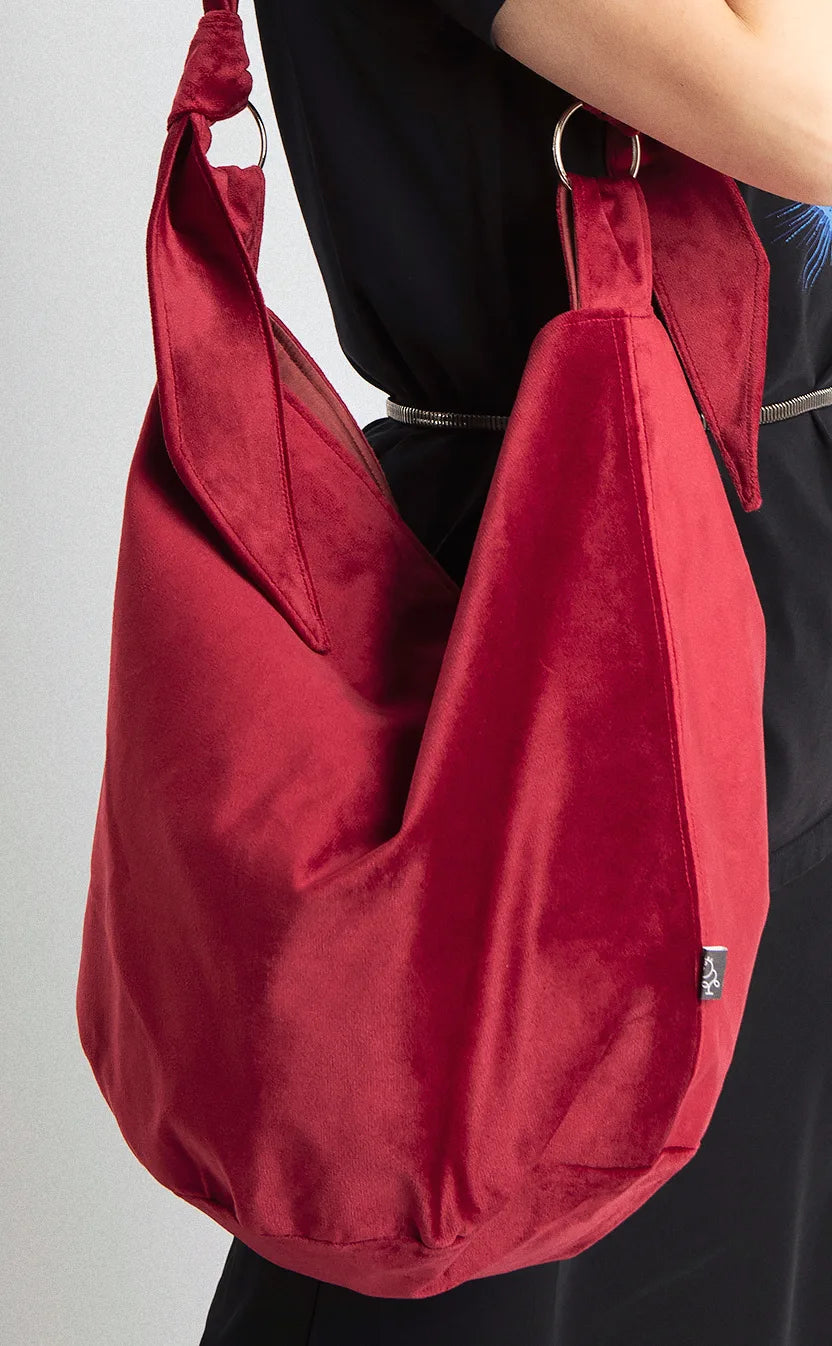 Bolsa Red Velvet, bucket – foto 5