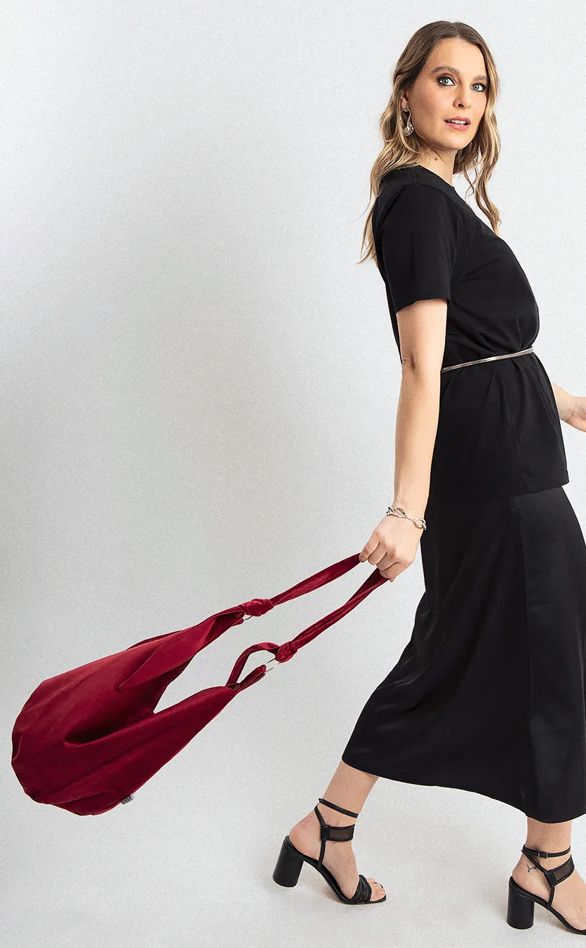 Bolsa Red Velvet, bucket – foto 6