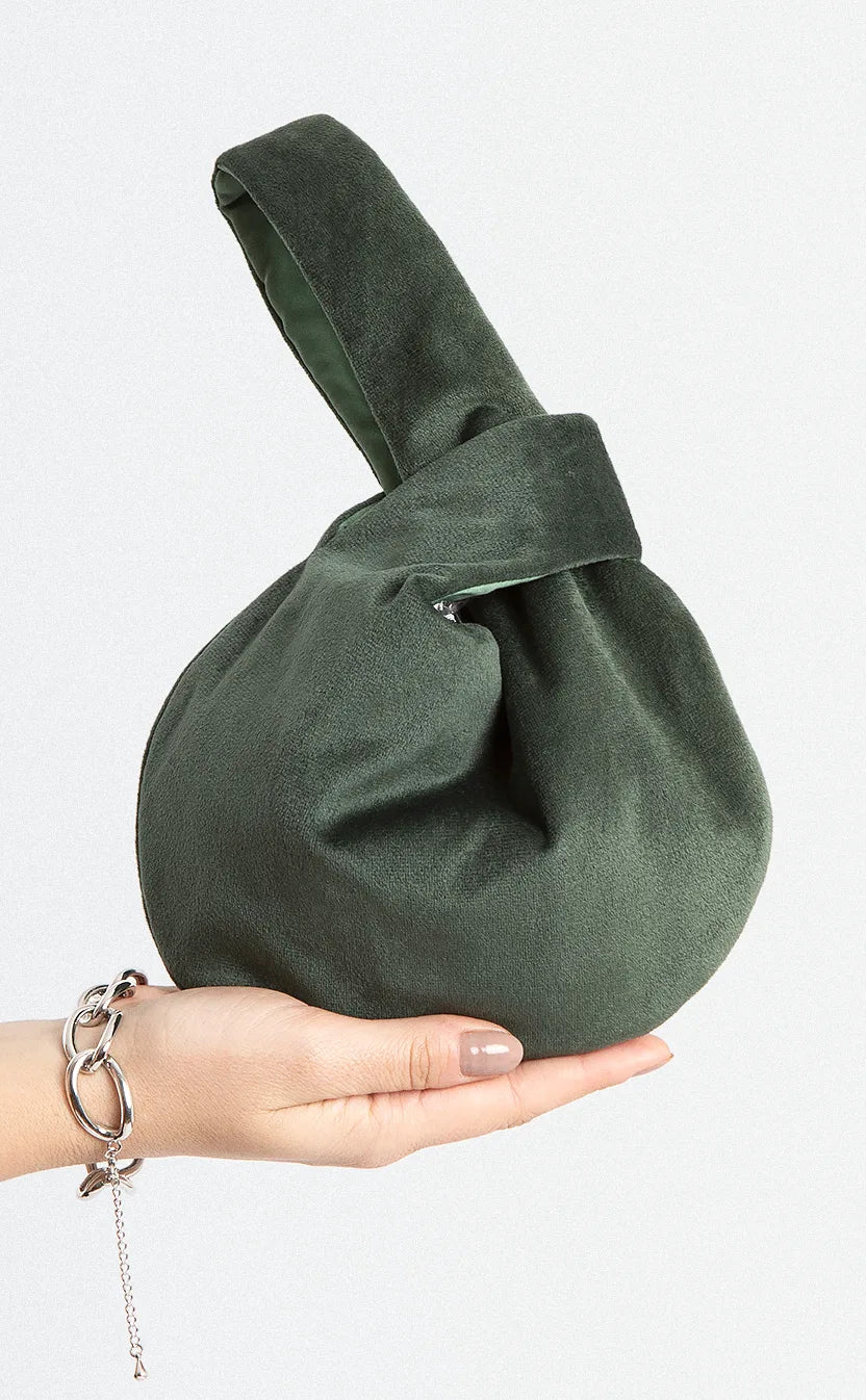 Bolsa Green Velvet, handbag – foto 5