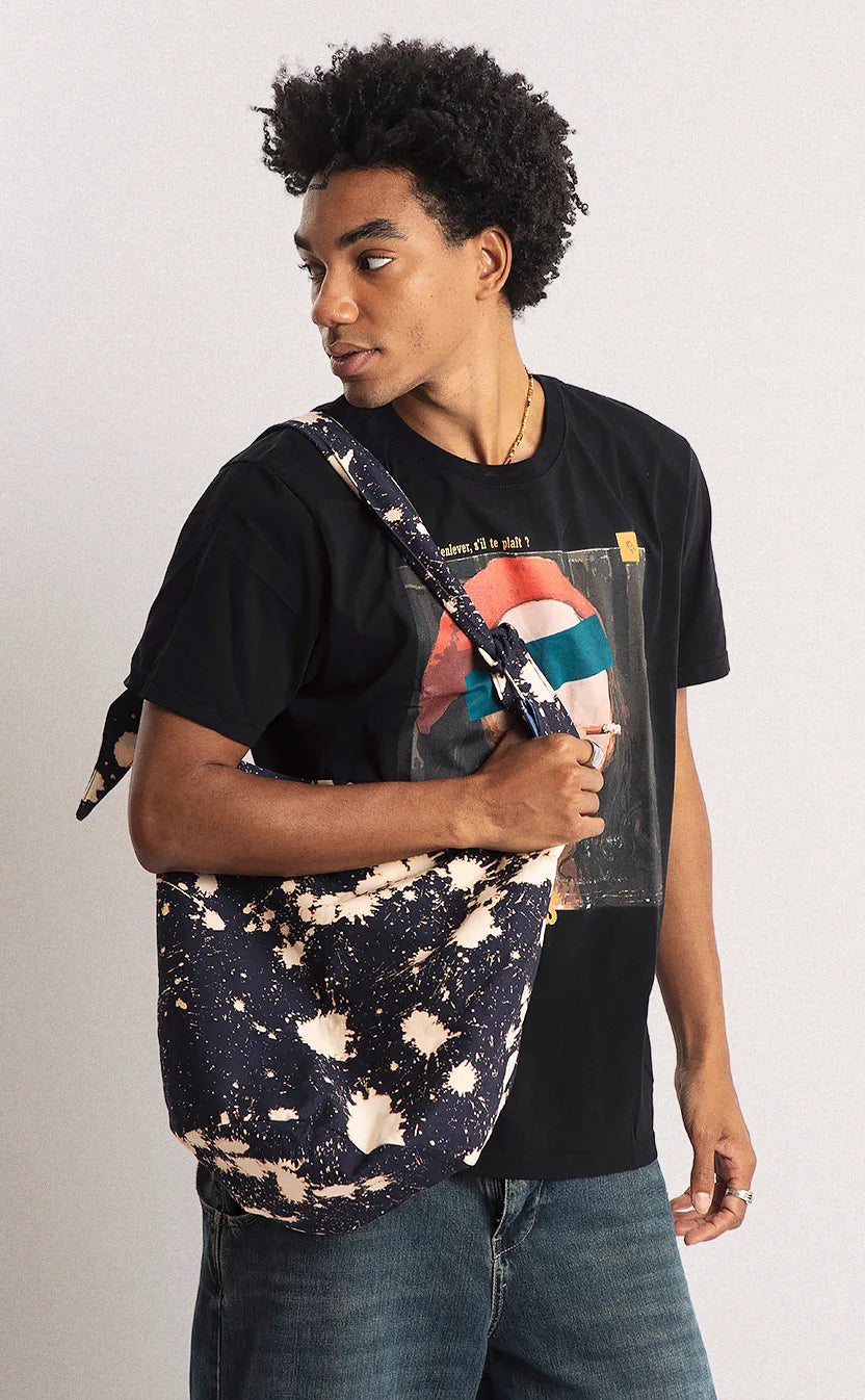 Bolsa Vivienne, bucket, dupla-face, azul – foto 5