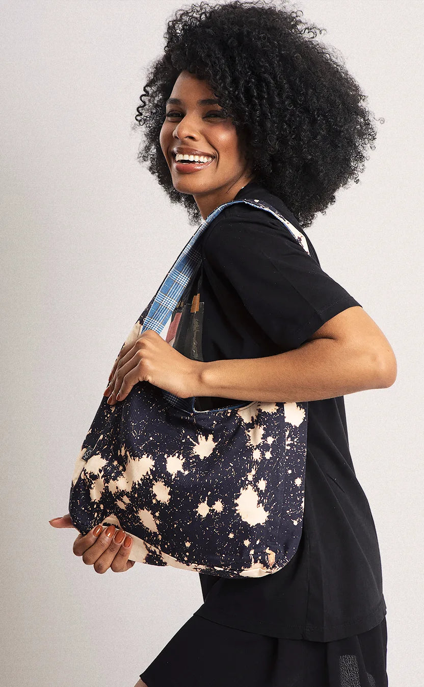 Bolsa Vivienne, shoulder, azul – foto 2