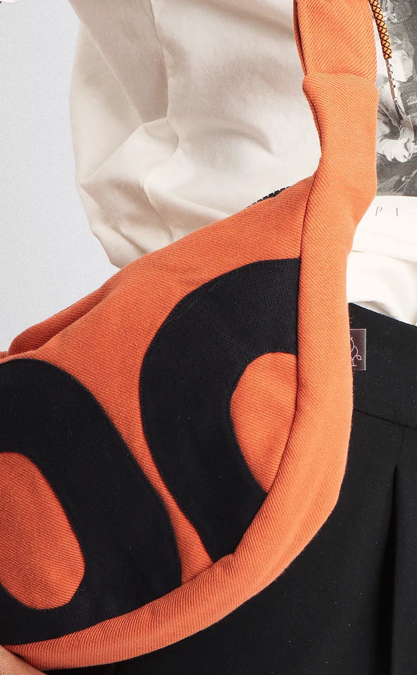 Bolsa Quase Poesia, crossbody, terracota – foto 4