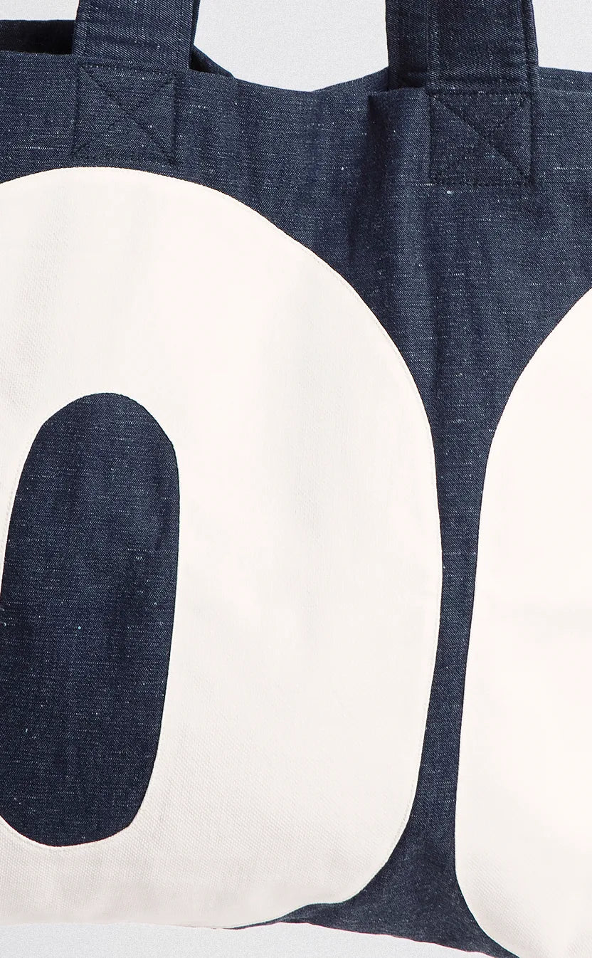 Bolsa Quase Poesia, tote, jeans – foto 4