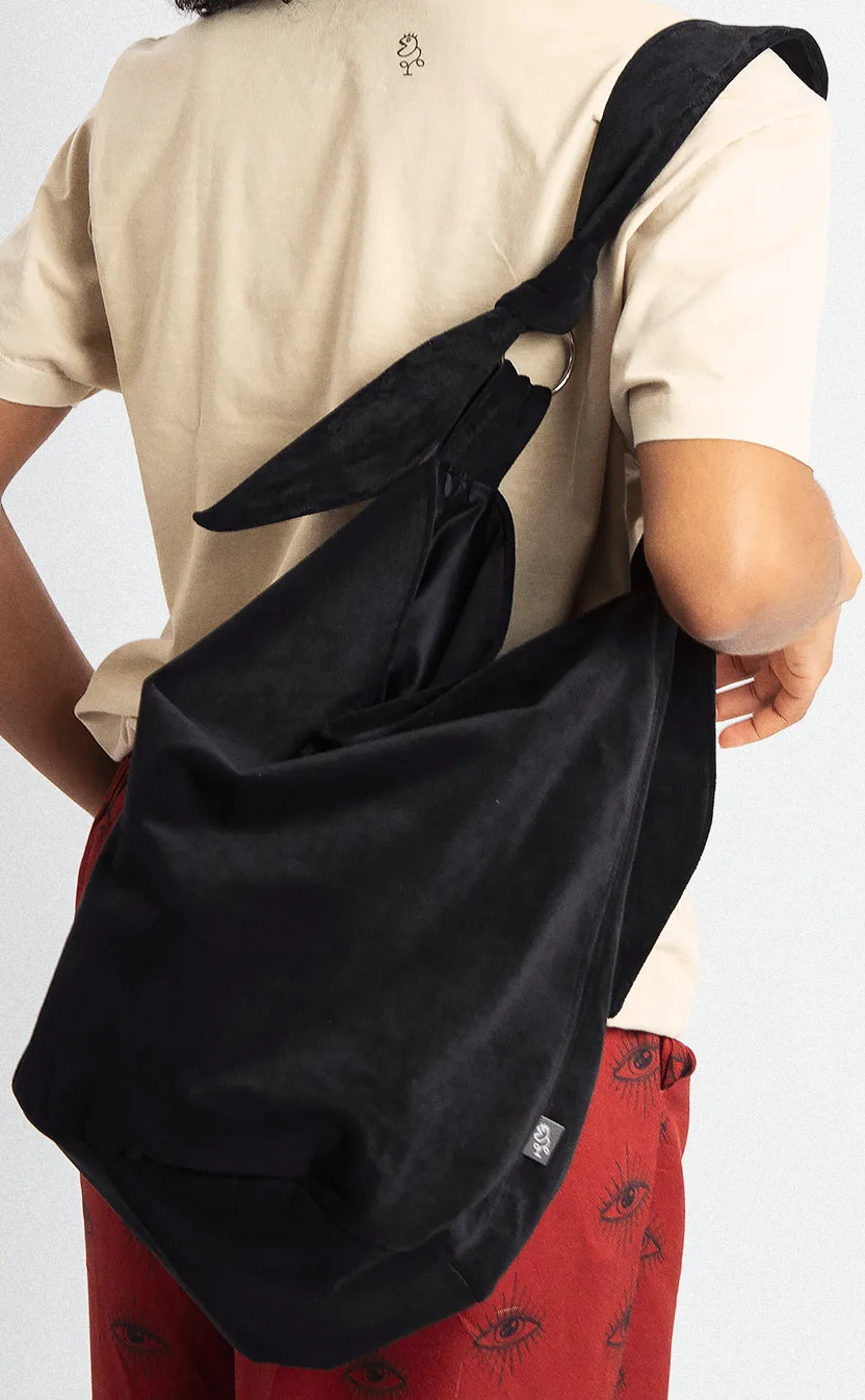 Bolsa Black Velvet, bucket – foto 5