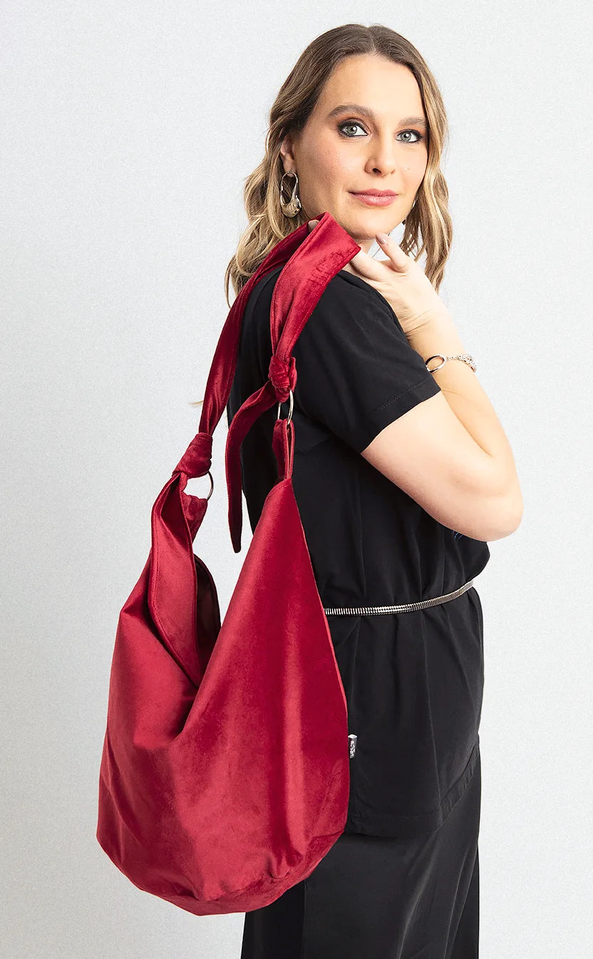 Bolsa Red Velvet, bucket – foto 2