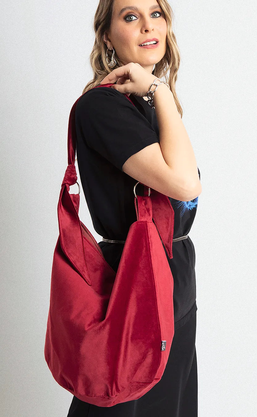 Bolsa Red Velvet, bucket – foto 4