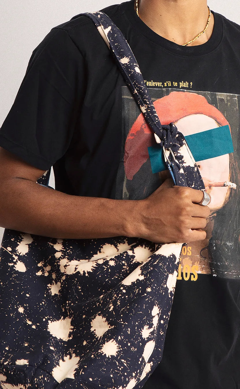 Bolsa Vivienne, bucket, dupla-face, azul – foto 3