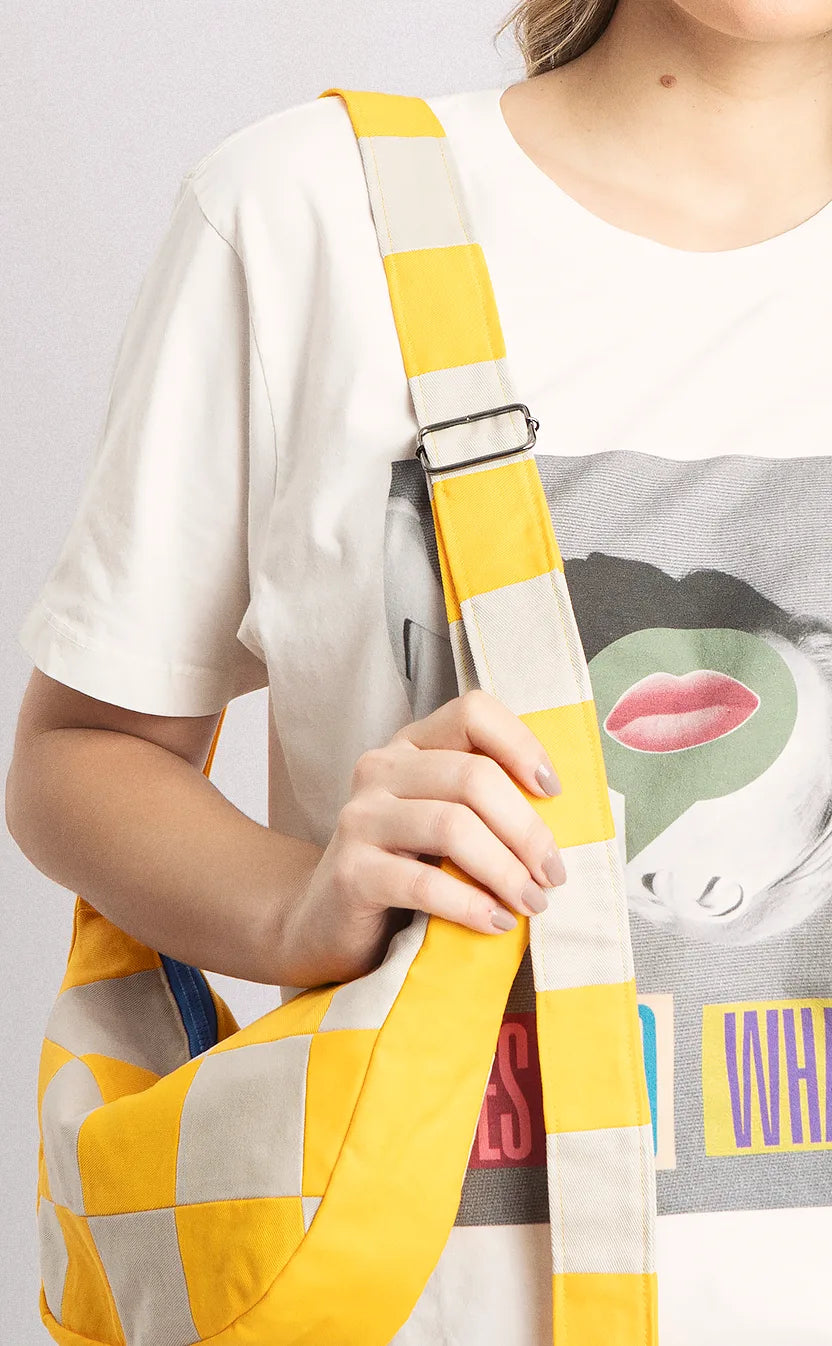 Bolsa Jogo de Tabuleiro, crossbody, amarela – foto 3