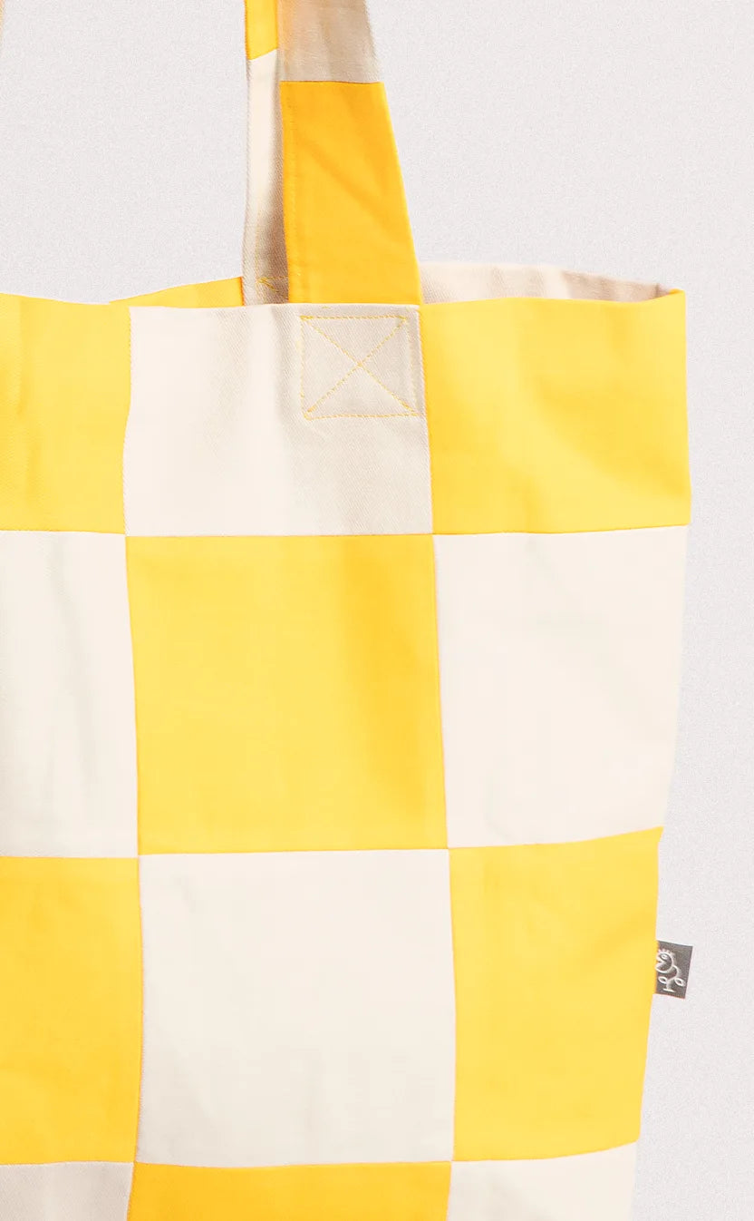Bolsa Jogo de Tabuleiro, tote, amarela – foto 5