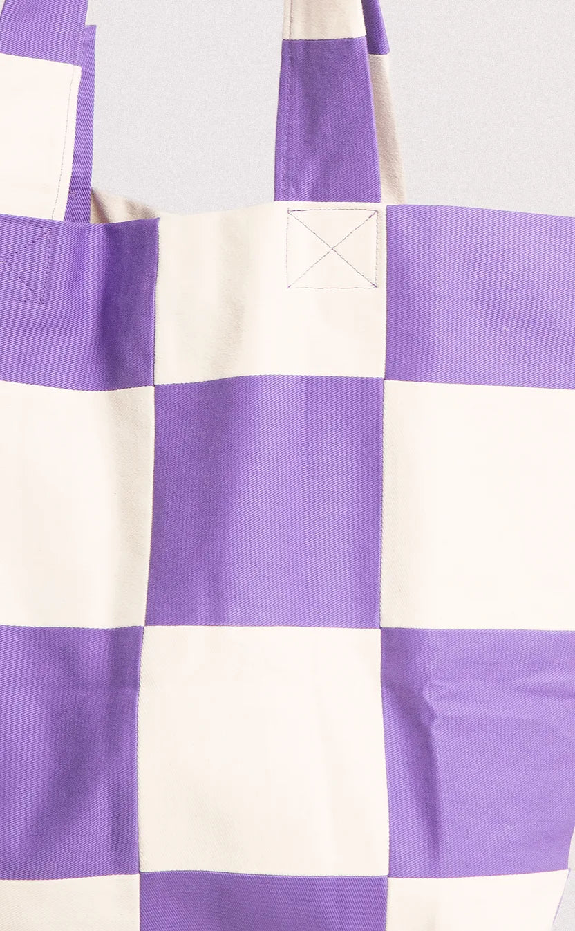 Bolsa Jogo de Tabuleiro, tote, roxa – foto 5