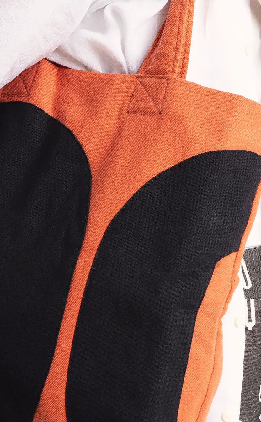 Bolsa Quase Poesia, tote, terracota – foto 4